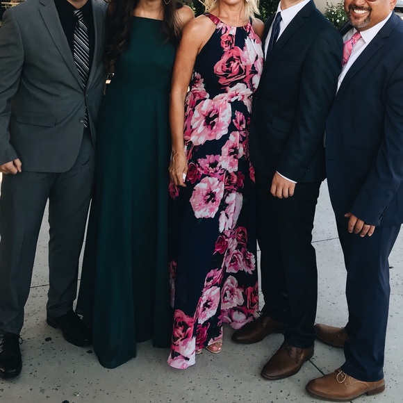 Lulu’s Mythical Kind of Love Dark Green maxi Dress - Picture 4 of 5